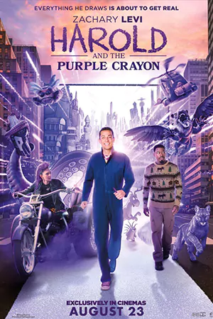 ดูหนัง Harold and the Purple Crayon (2024) แฮโรลด์กับสีเทียนมหัศจรรย์ เต็มเรื่อง